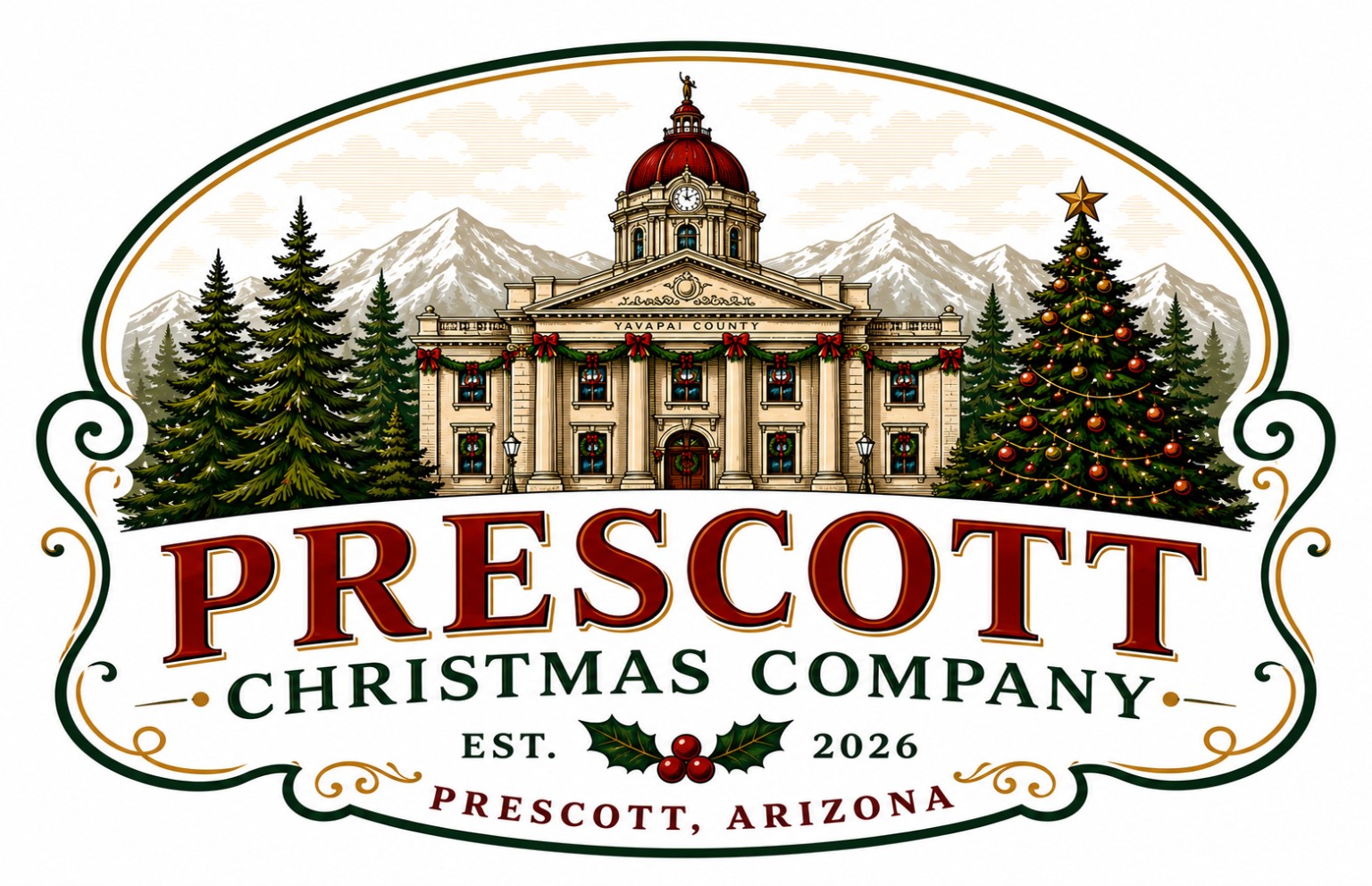 Prescott Christmas Company logo